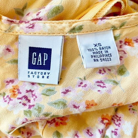 Vintage Y2K GAP Floral Mini Slip Dress - Picture 5 of 6